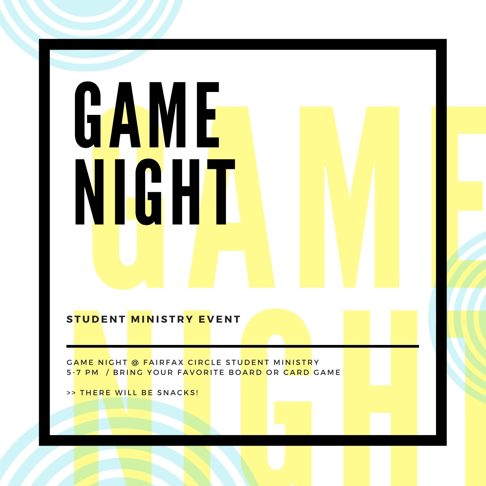 Sydney Ministry Game Night