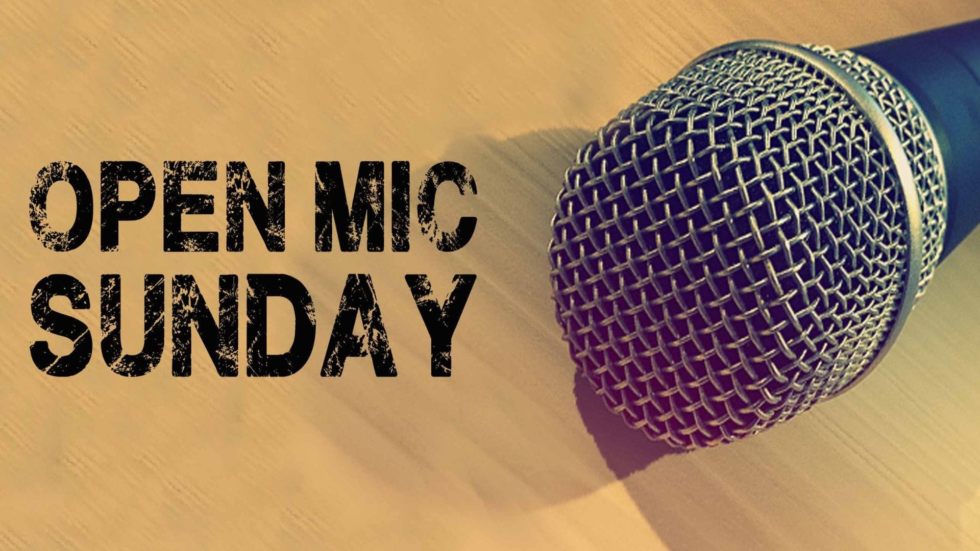 Open Mic Sunday Graphic Slide